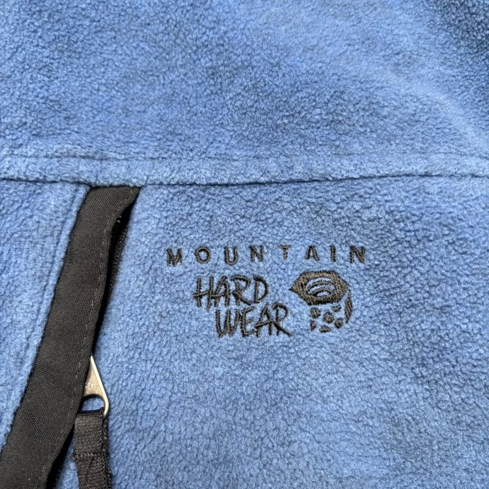 Mountain Hardwear Fleece Vest Mens L Blue Gore Windstopper Vintage 90s USA Made